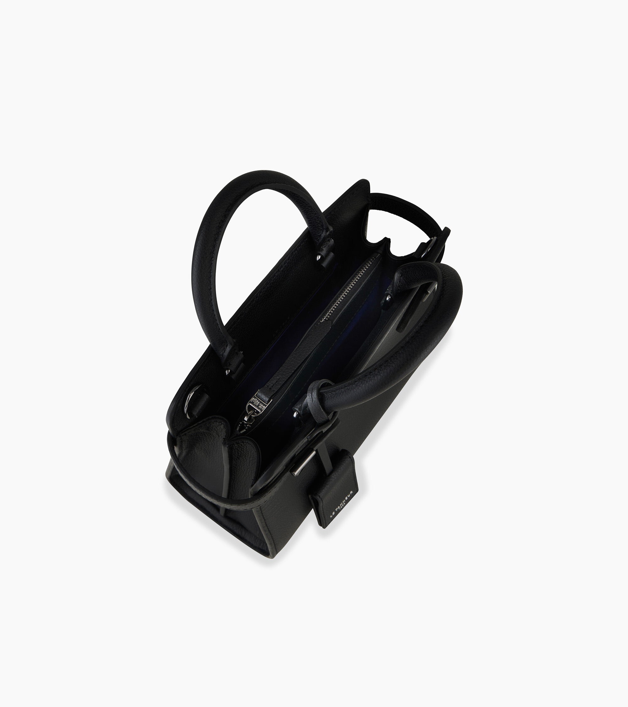 Kleine Handtasche Emilie aus genarbtem Leder mit Trageriemen