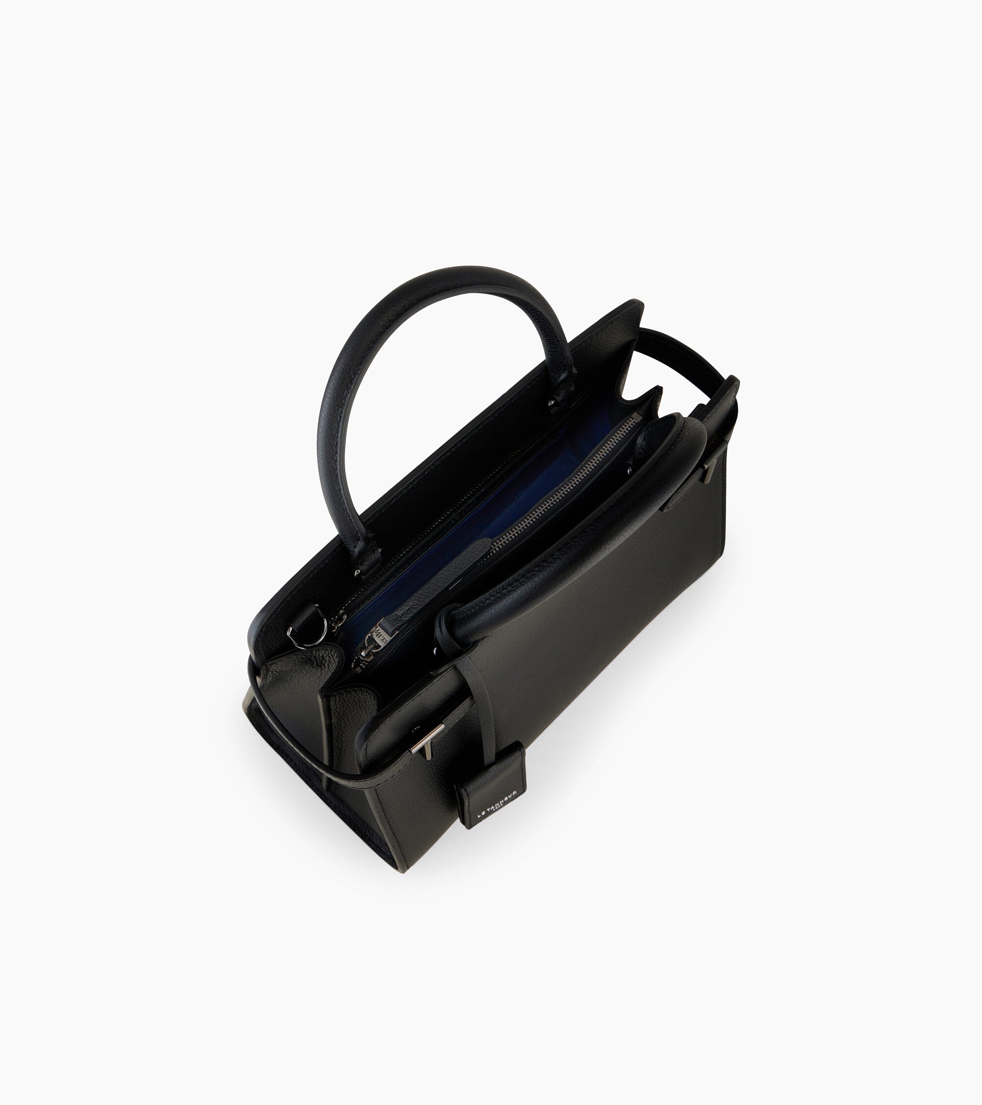 Mittelgroße Handtasche Emilie aus genarbtem Leder