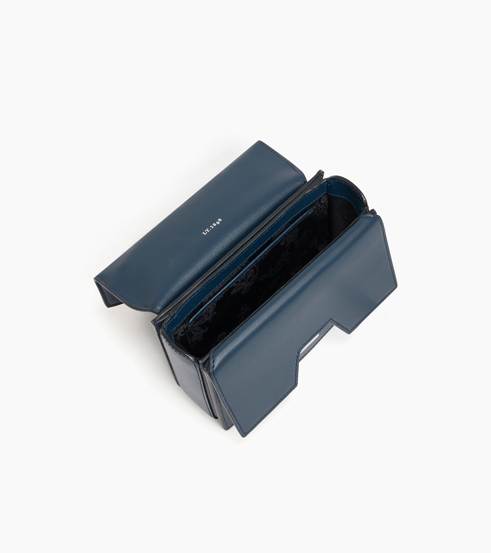 Mini-Umhängetasche Naya aus Leder mit Korknarbung