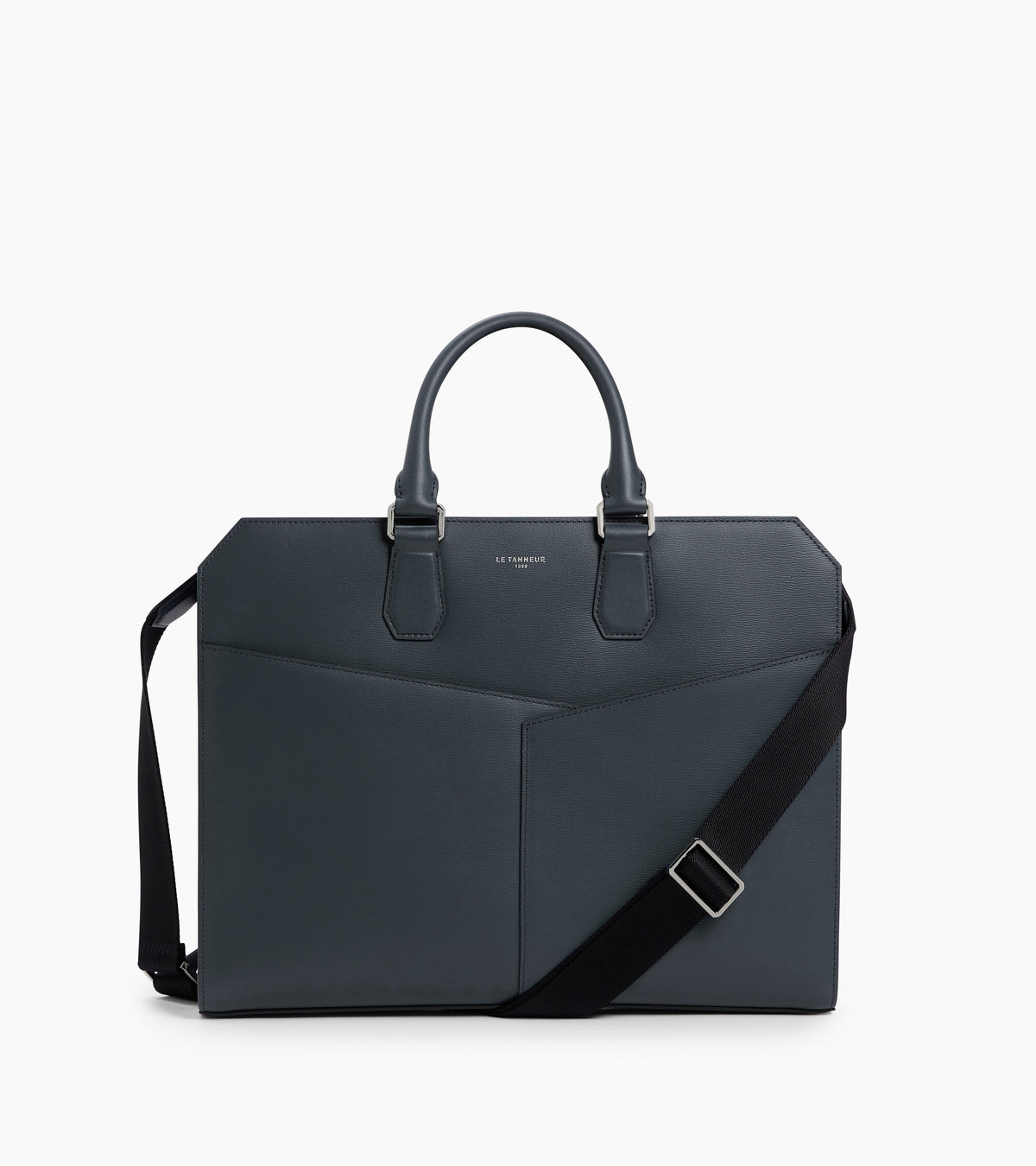 Porte documents slim 15" Anatole en cuir liégé et cuir lisse