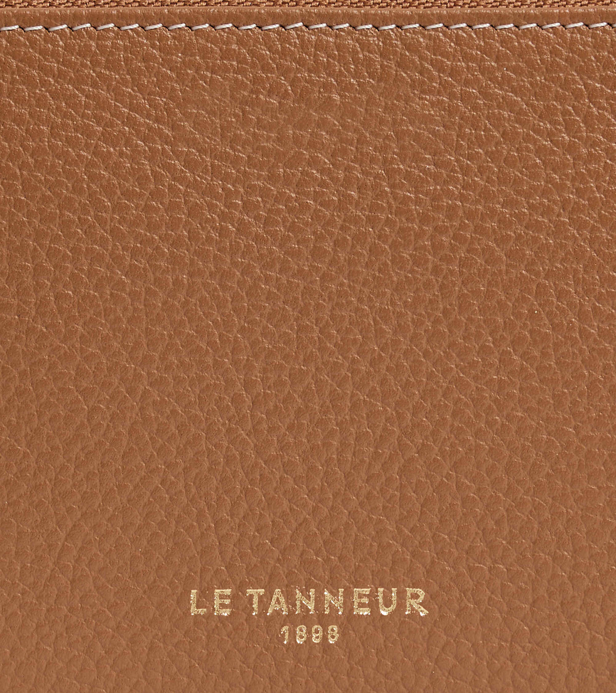 Porte monnaie zippé avec porte cartes amovible Albertine en cuir grainé