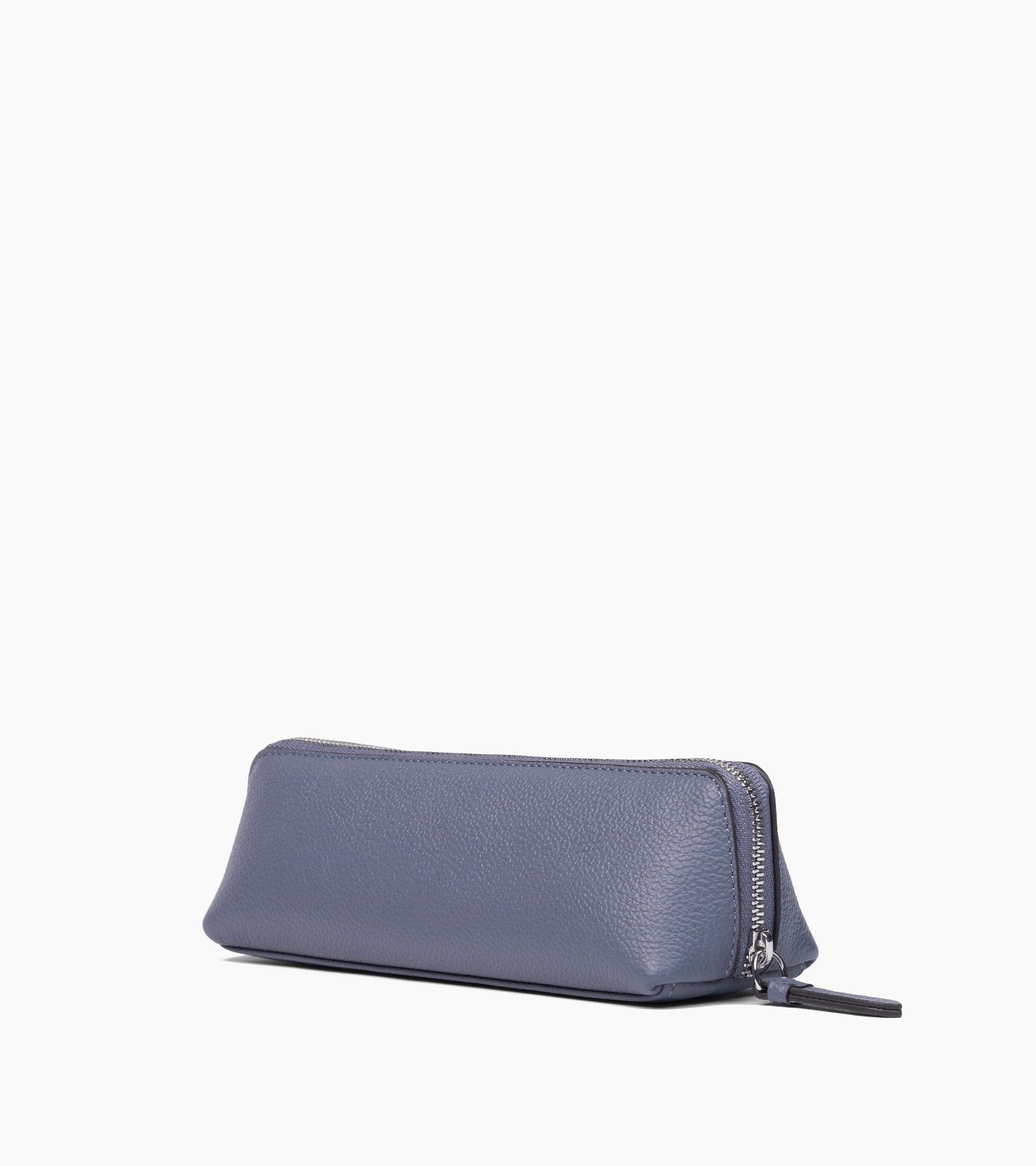 Trousse à stylos en cuir grainé