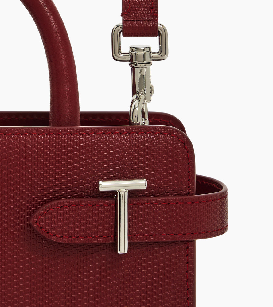 Bolso pequeño Emilie de piel signature T