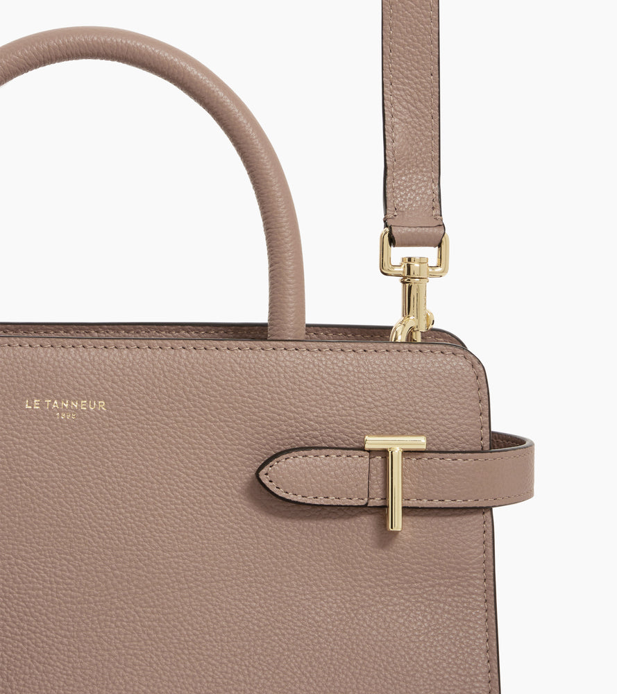 Bolso mediano Emilie de piel texturizada