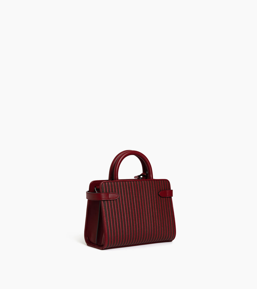 Kleine Emilie-Handtasche aus geflochtenem Leder