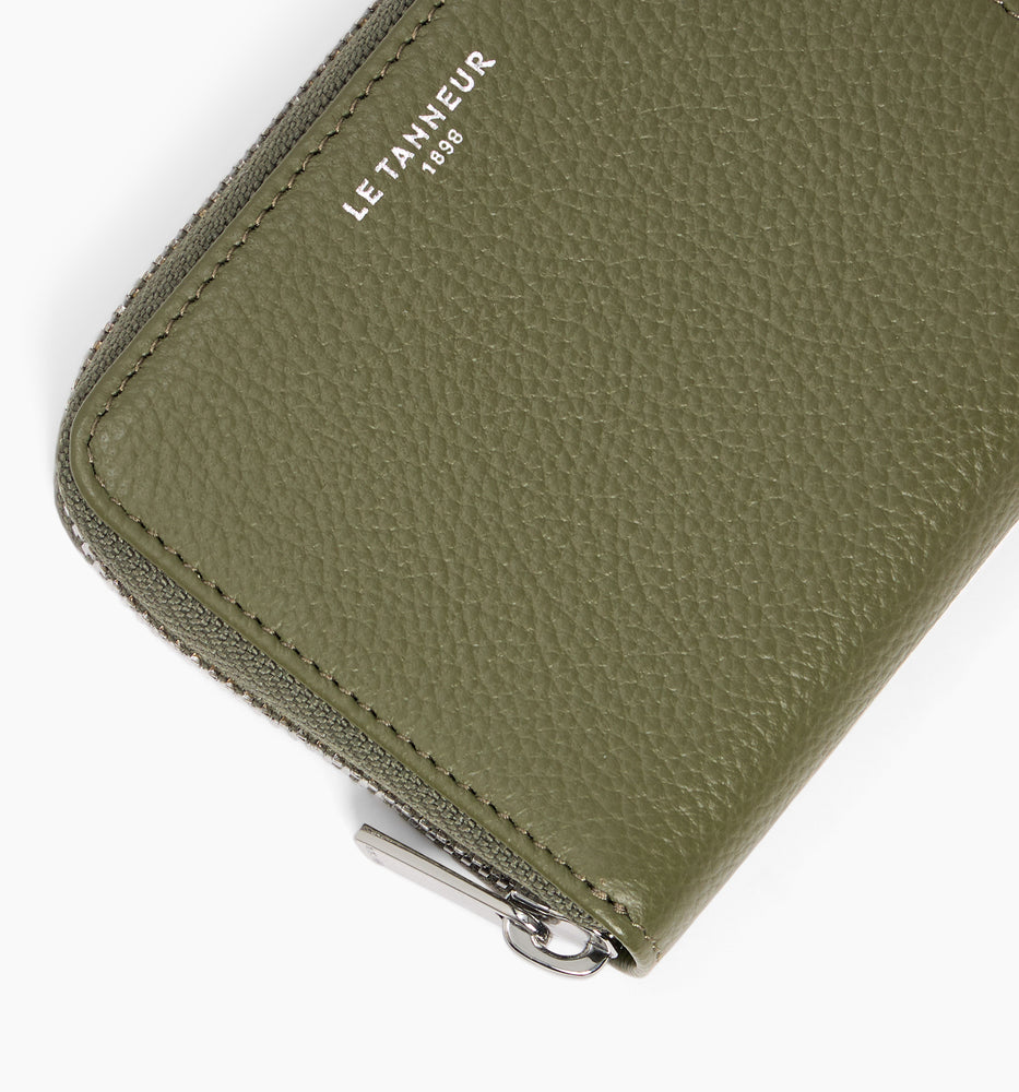 Porte monnaie Emilie en cuir grainé