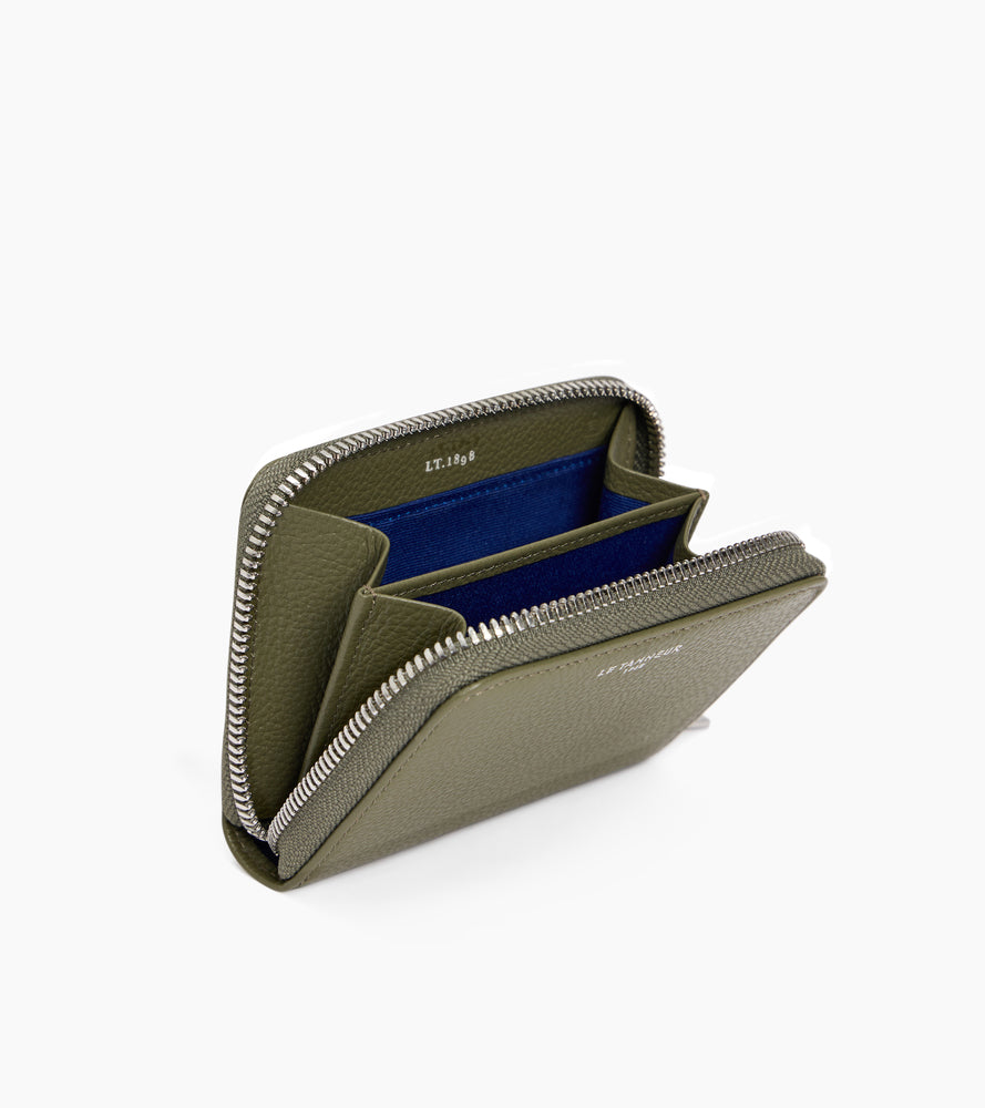 Porte monnaie Emilie en cuir grainé