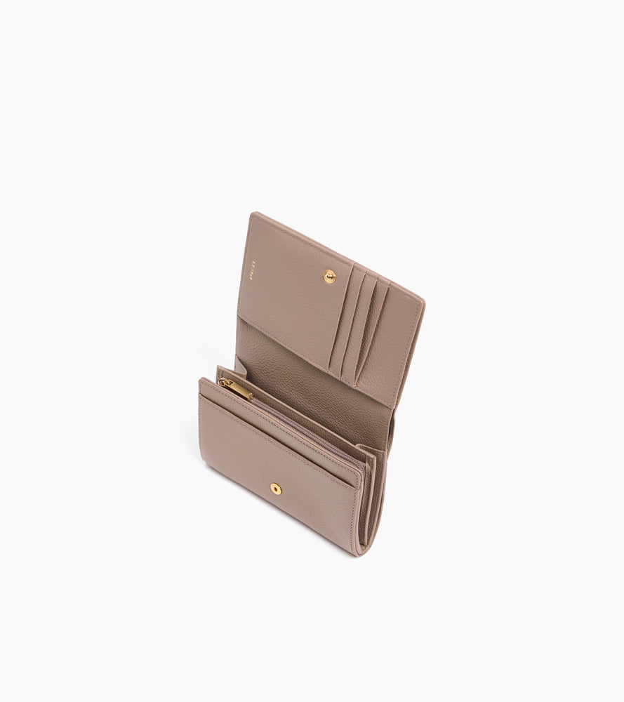 Emilie wallet in grained leather