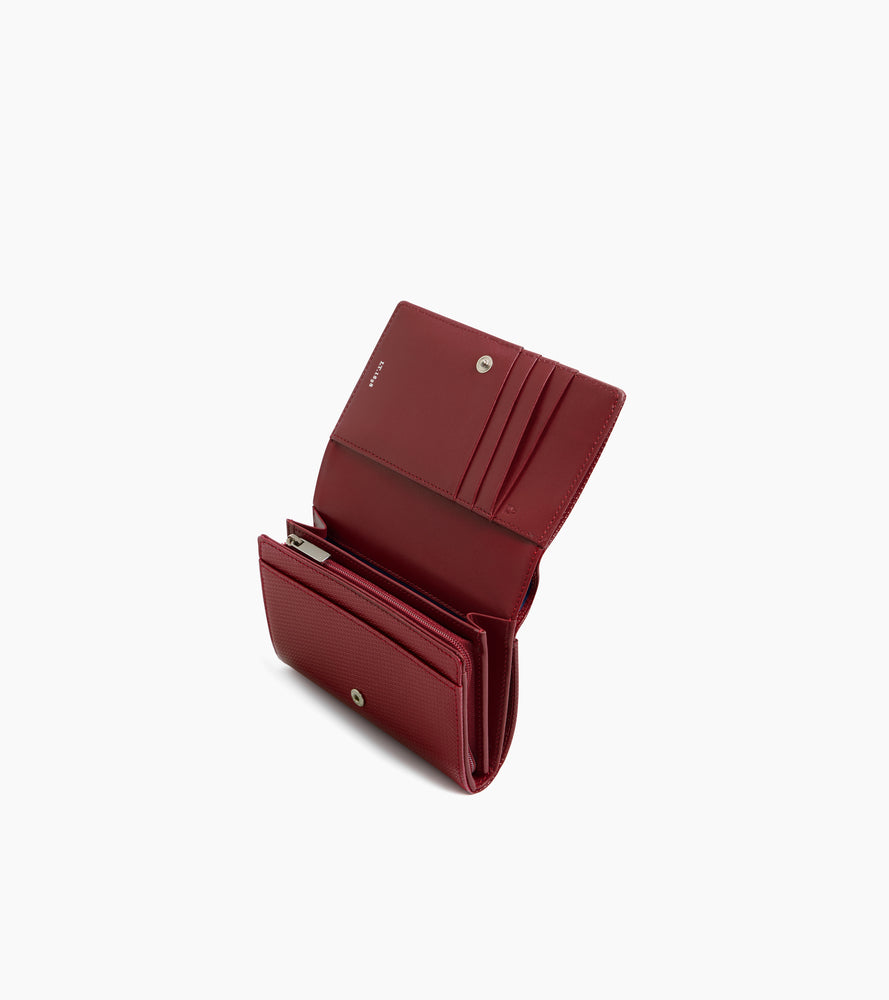 Portadocumentos de cuero con la firma T Emilie