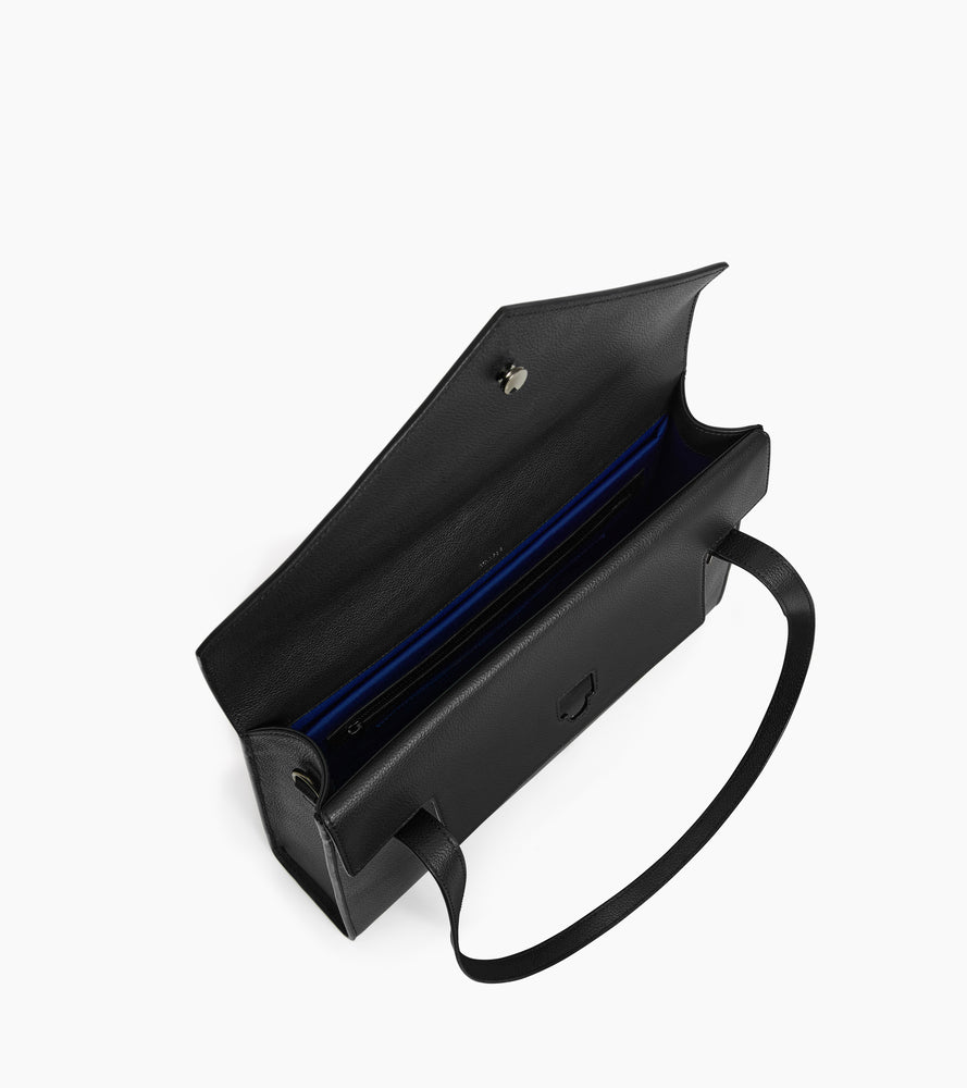 Emilie double flap grained leather document holder