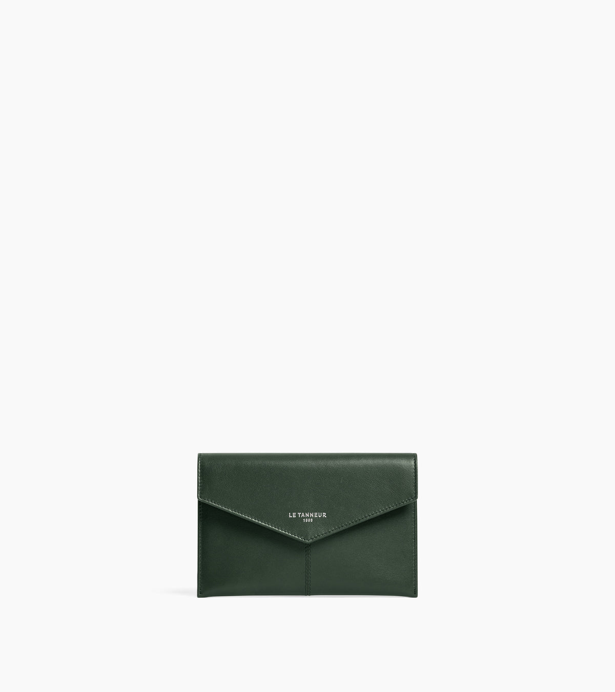 Pochette enveloppe moyen modèle Paulette en cuir lisse