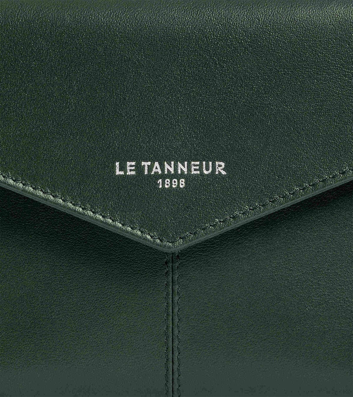 Pochette enveloppe moyen modèle Paulette en cuir lisse