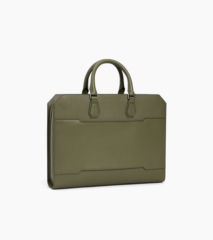 Porte documents 15" Gaston en cuir grain croisé