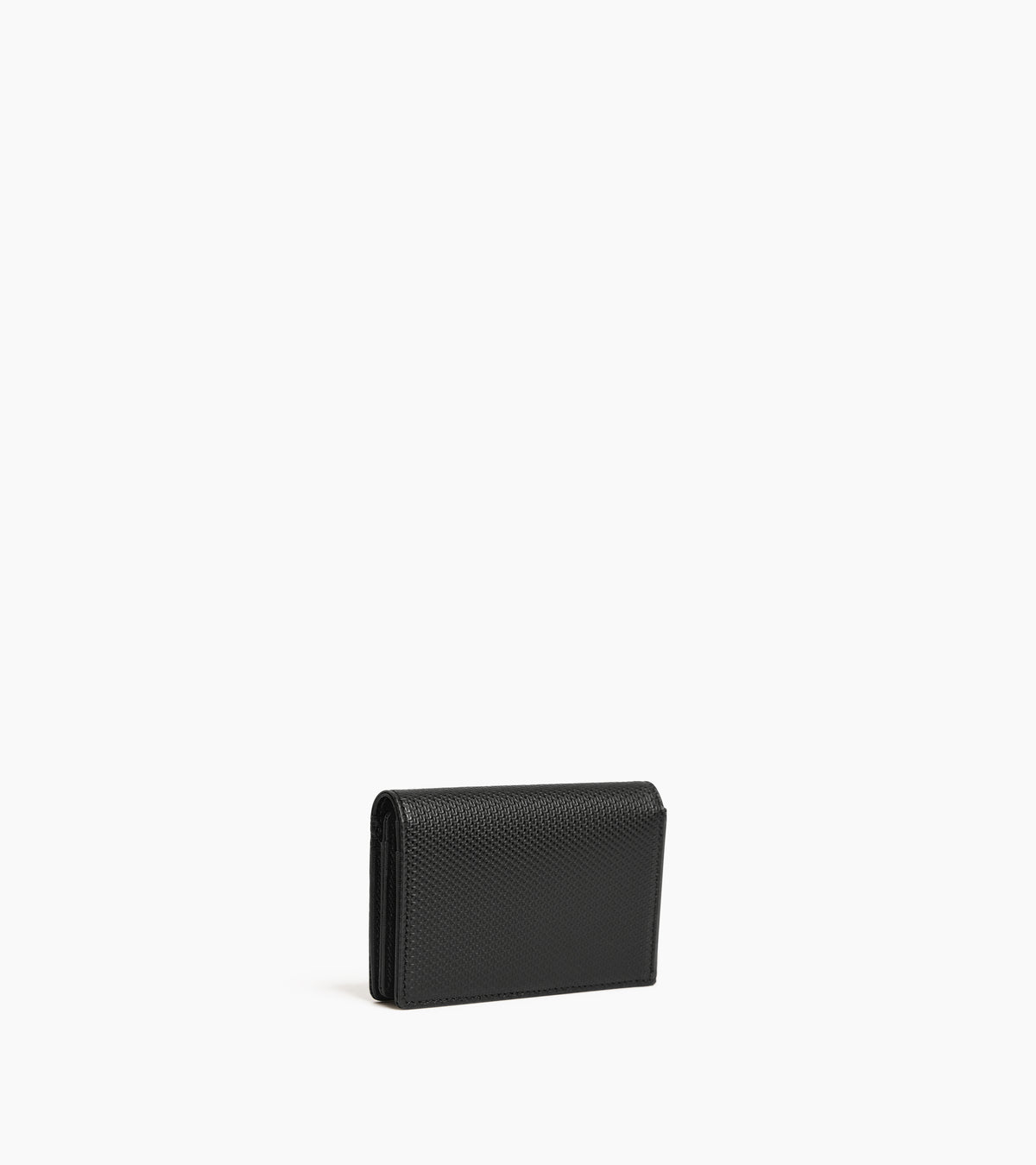 Porte cartes horizontal 2 volets Lucien en cuir signature T