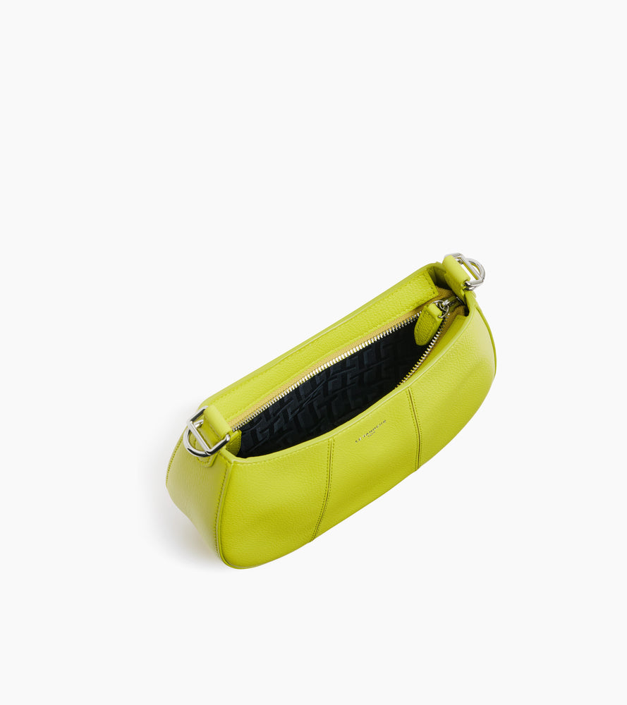 Juliette small half-moon bag in grained leather