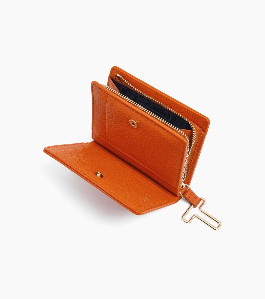 Petit portefeuille Juliette en cuir grainé