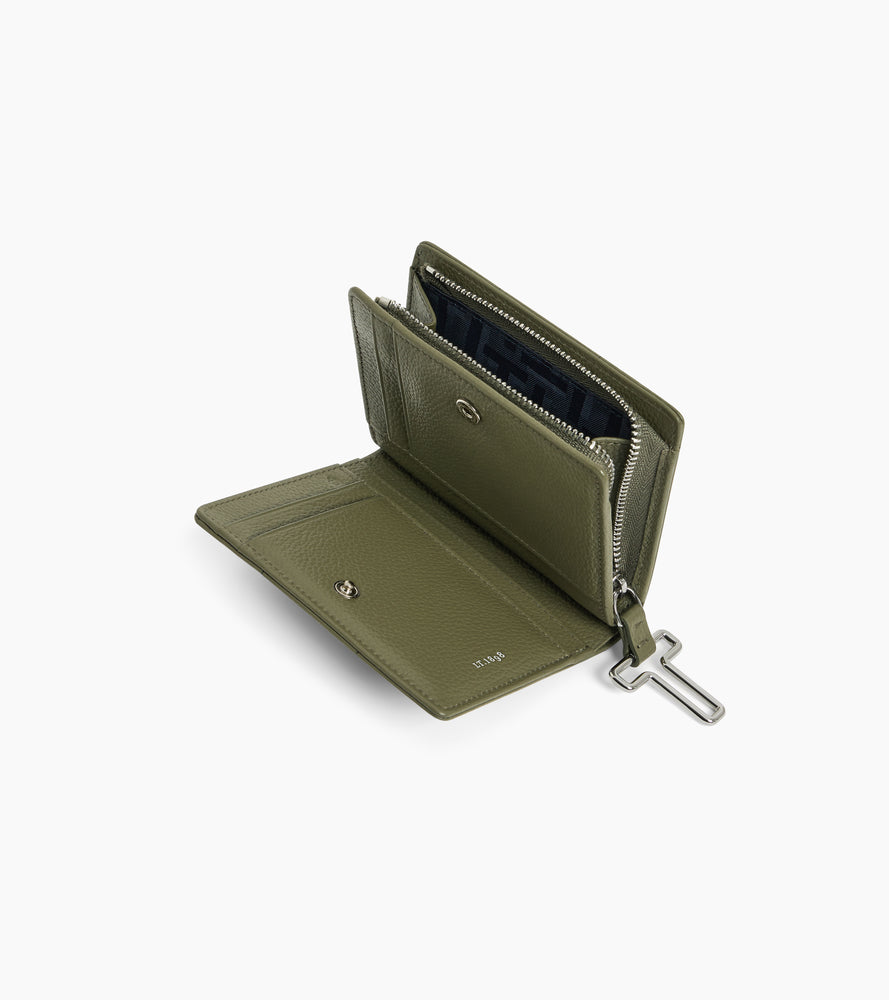 Kleine Geldbörse Juliette aus genarbtem Leder