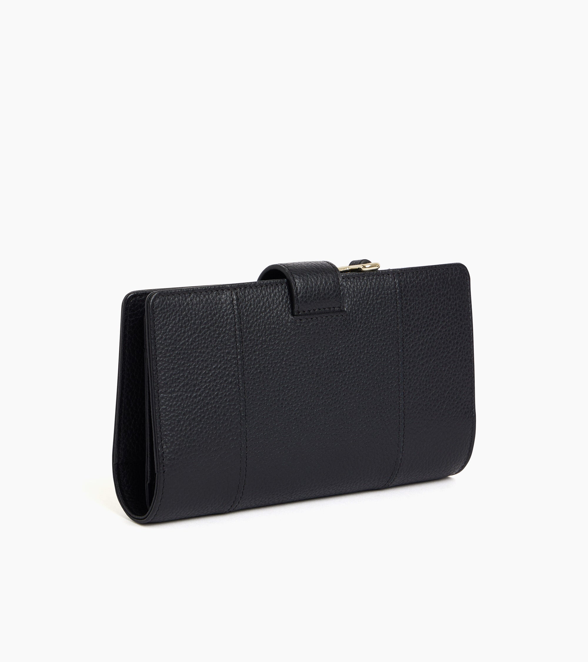 Juliette coin pocket wallet in grained leather