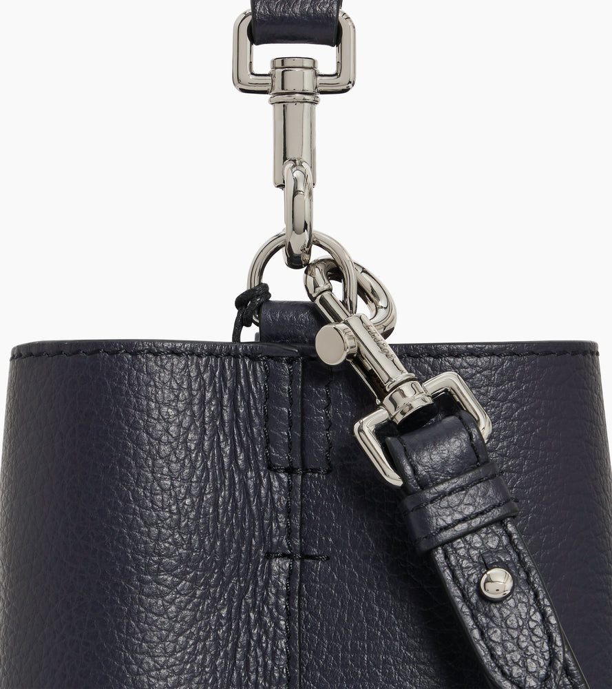 Bolso cubo Louise de piel texturizada