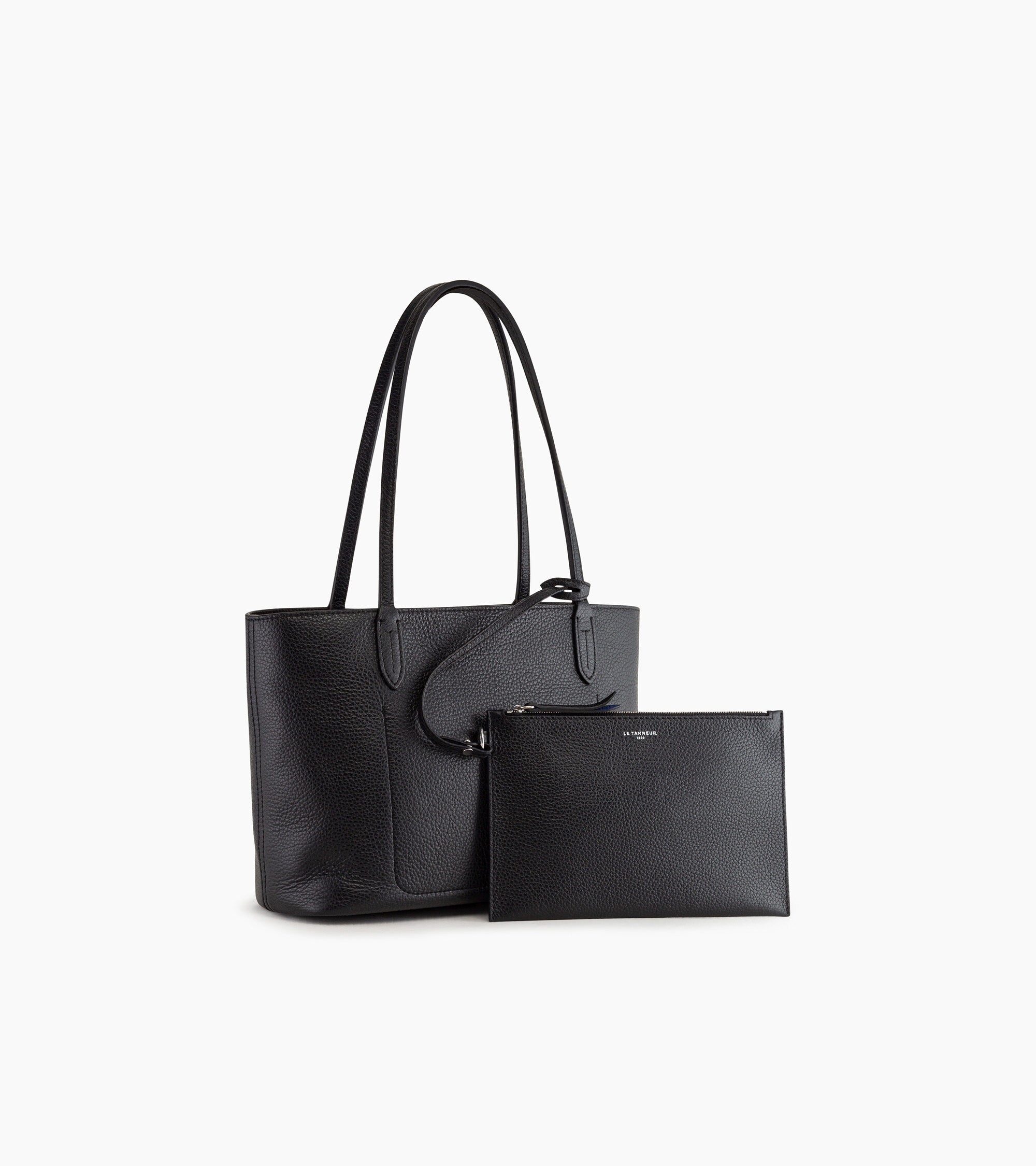 Bolso capazo pequeño Louise de piel texturizada