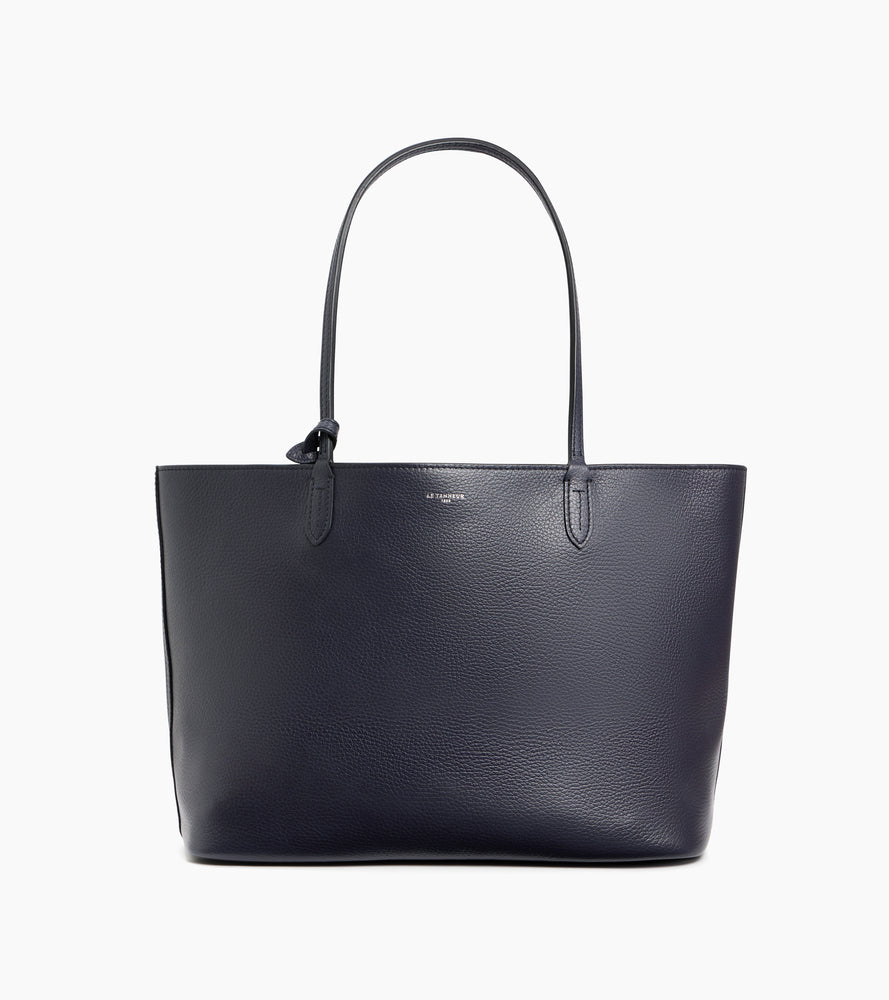Louise large tote in grained leather