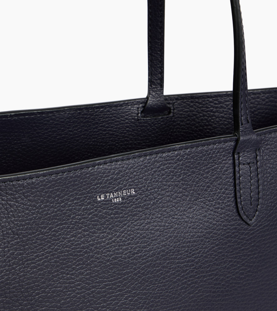 Louise large tote in grained leather