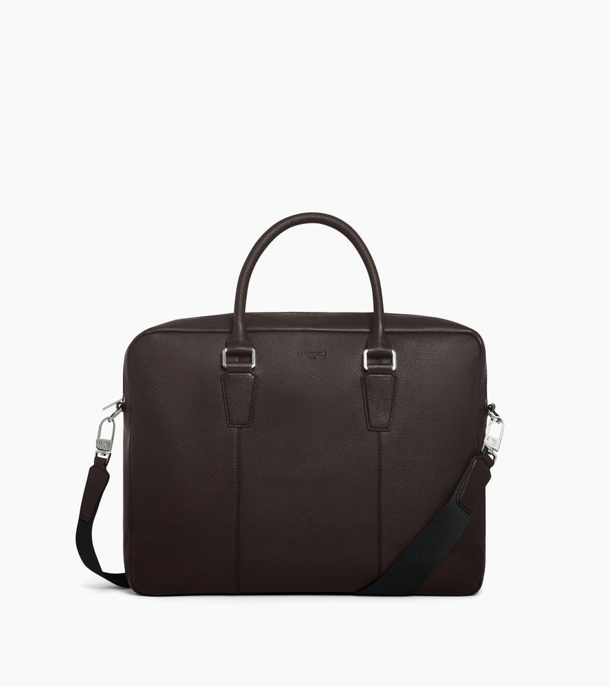Marceau slim 15" document case in grained leather