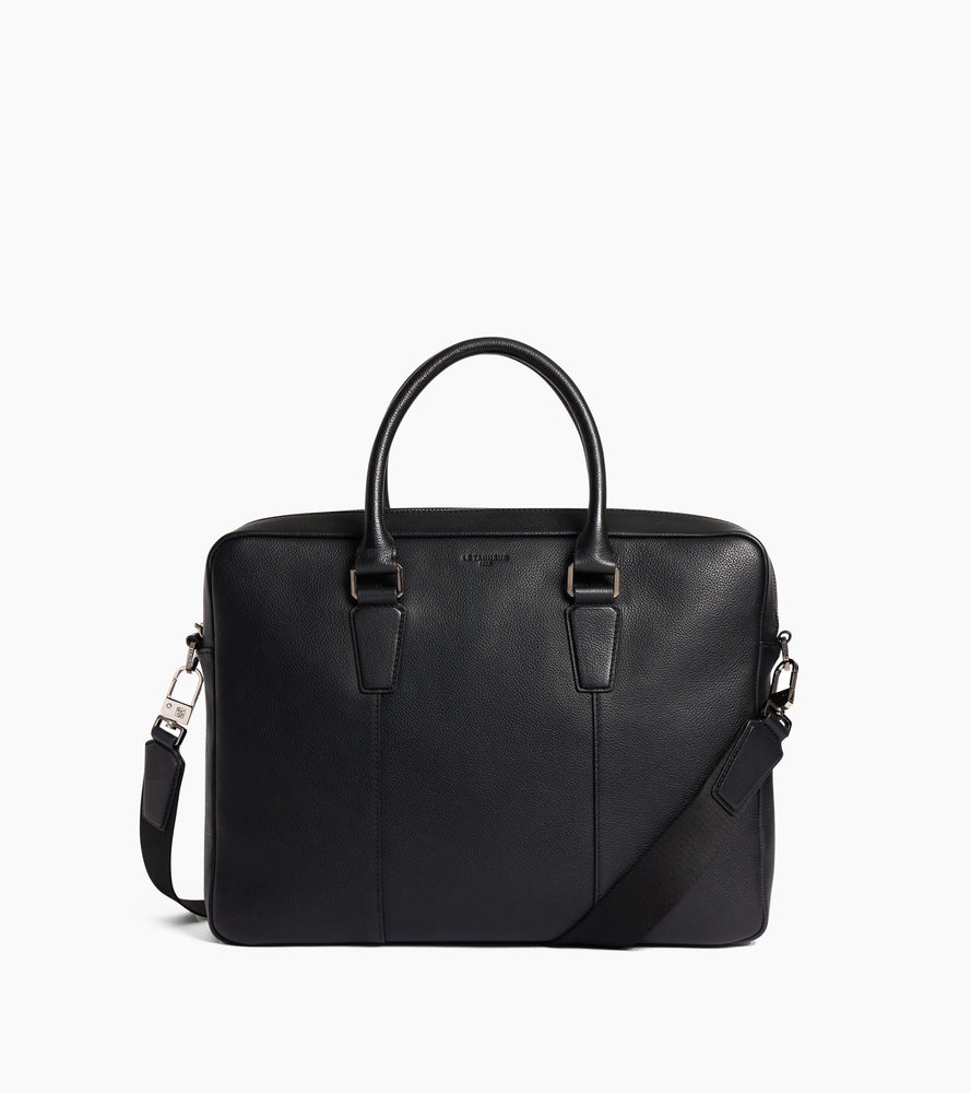 Marceau slim 15" document case in grained leather