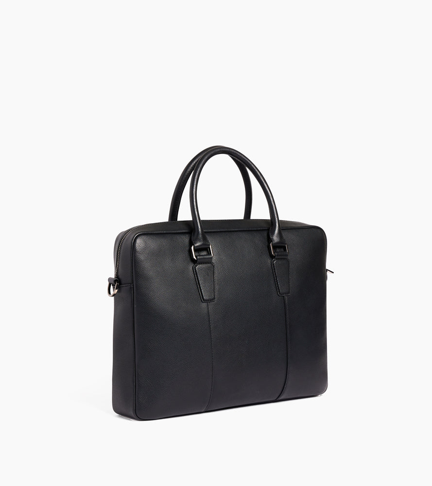 Marceau slim 15" document case in grained leather