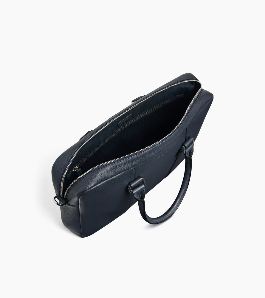 Porte documents 14" Marceau en cuir grainé petit modèle