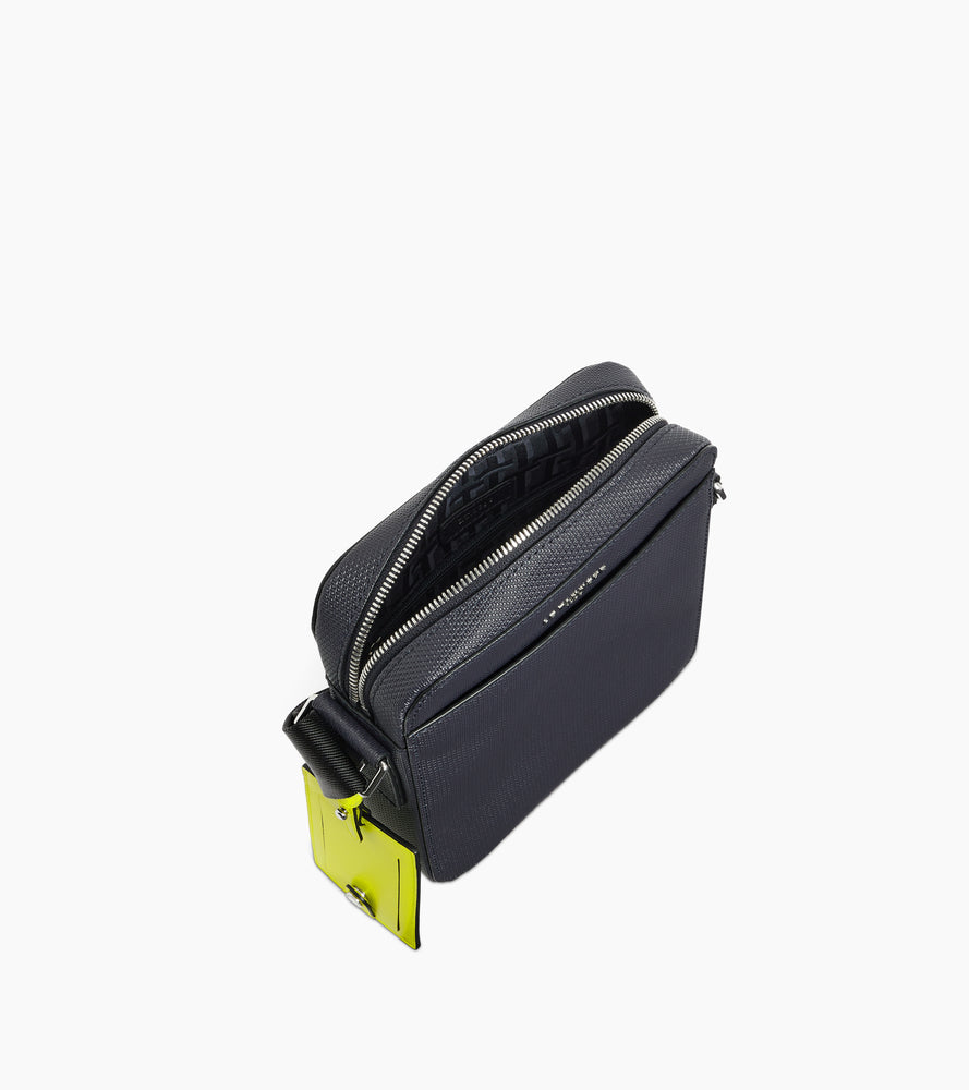 Emile small zipped satchel in signature T leather