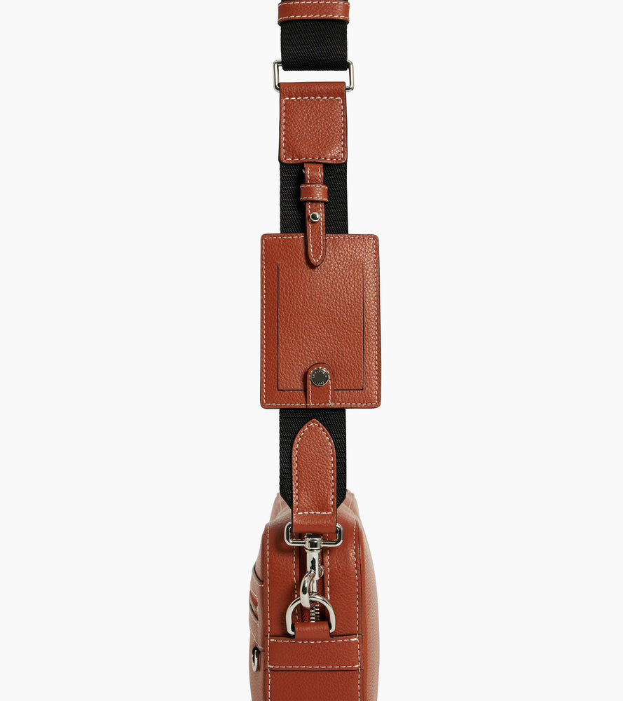 Bolso bandolera pequeño Emile de cuero granulado