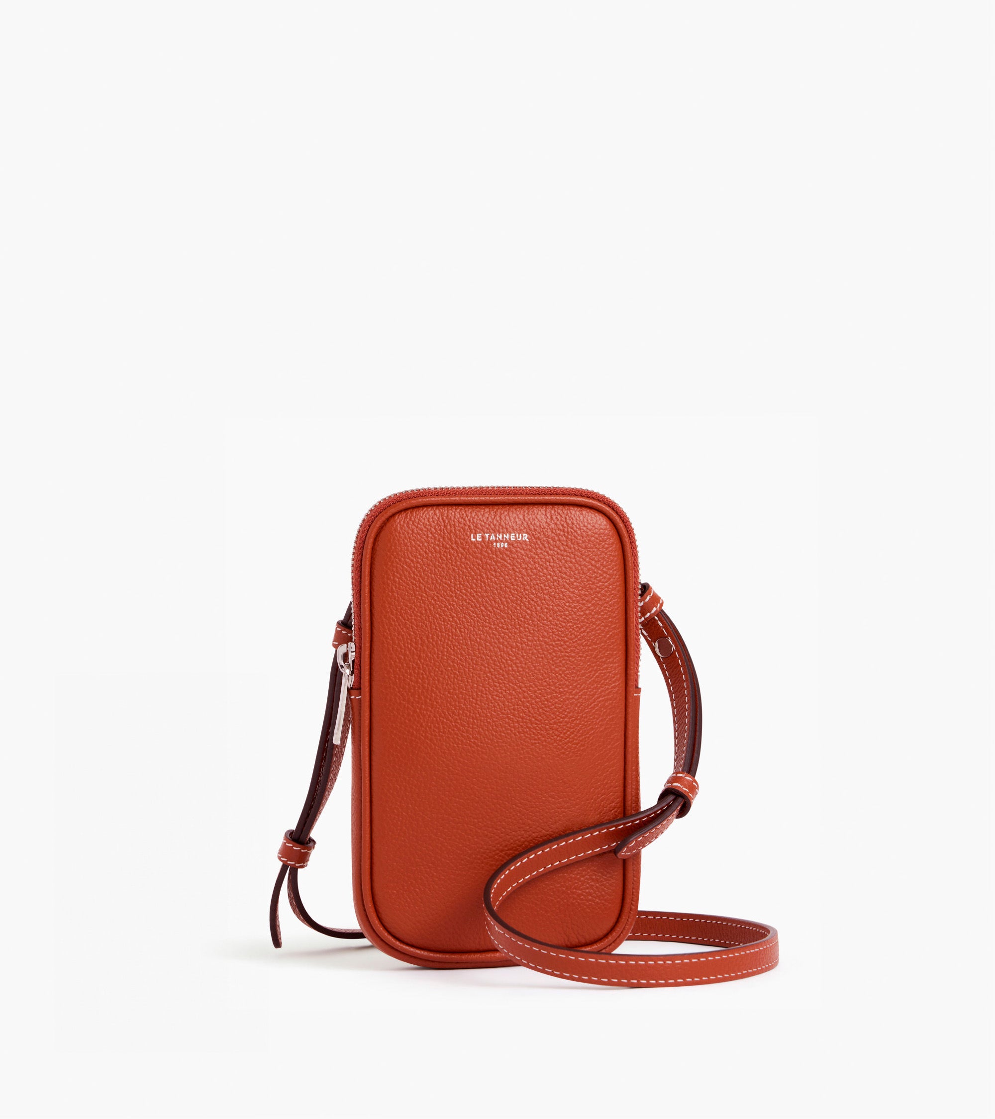 Handy-Etui Emile aus genarbtem Leder