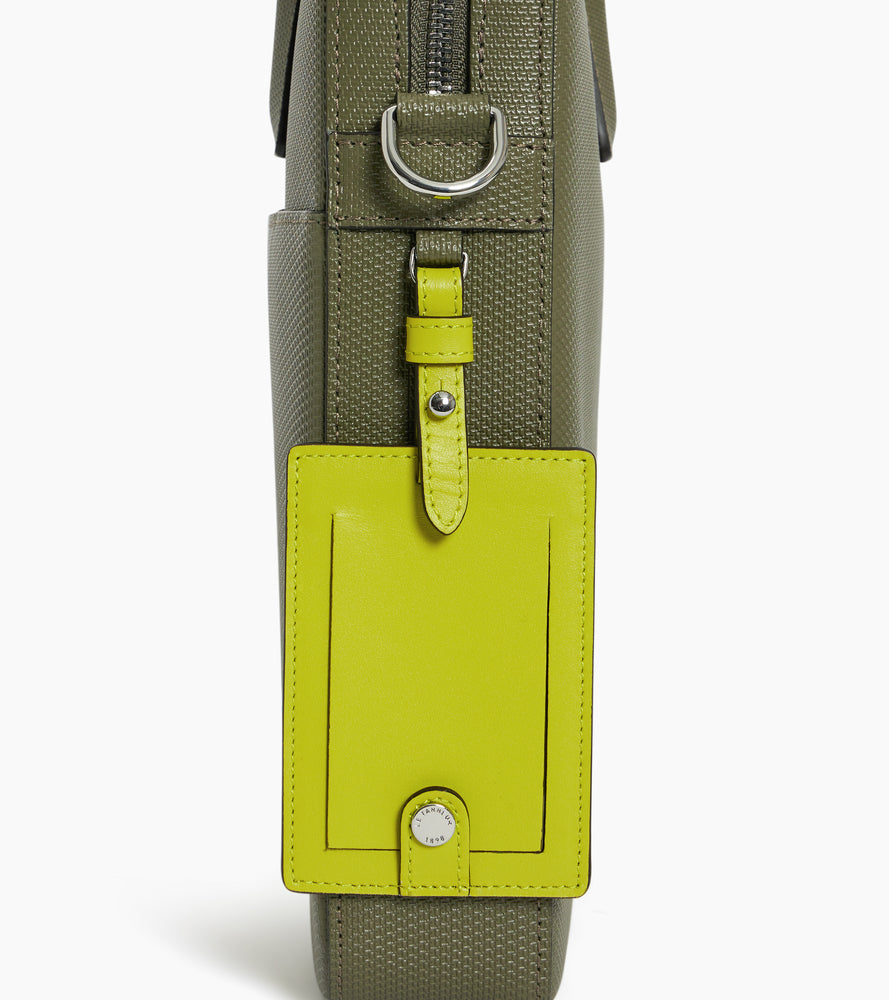 Dünne Aktentasche Emile 14 Zoll aus T-Signaturleder