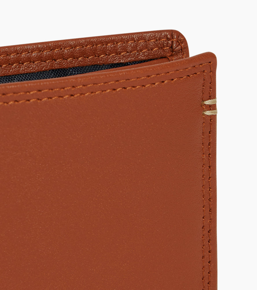 Martin 2-fold flap wallet in smooth leather
