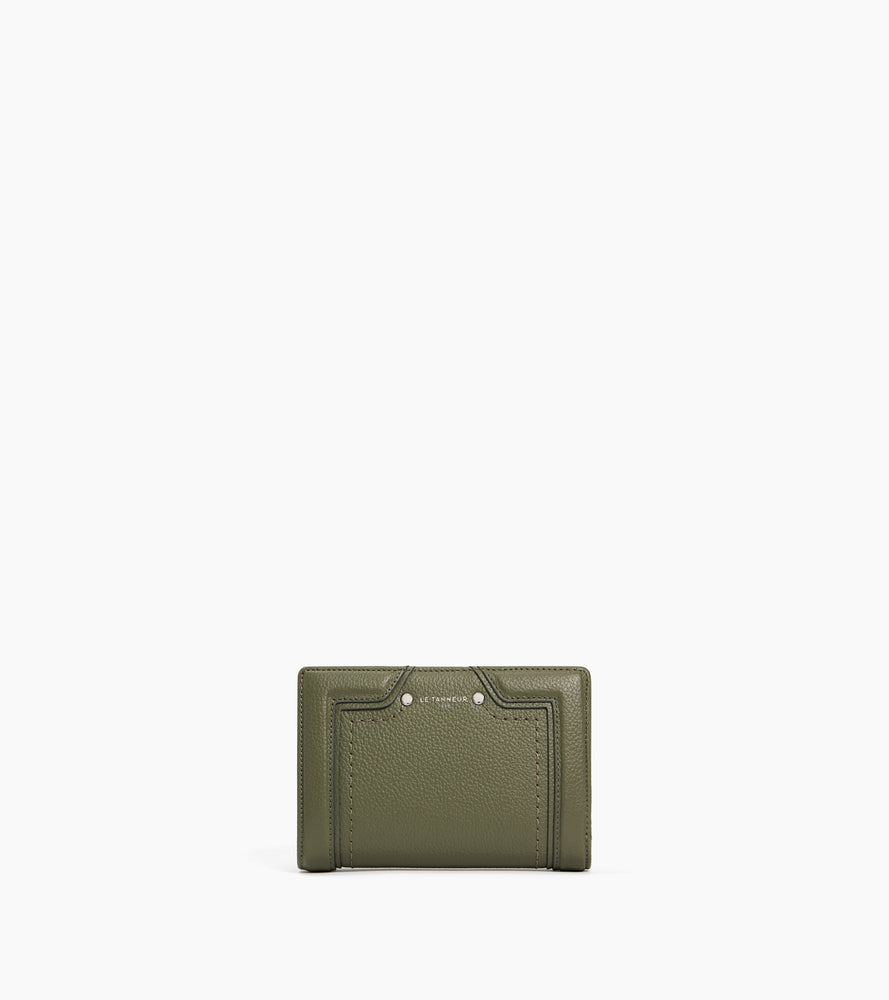 Ella medium wallet in grained leather