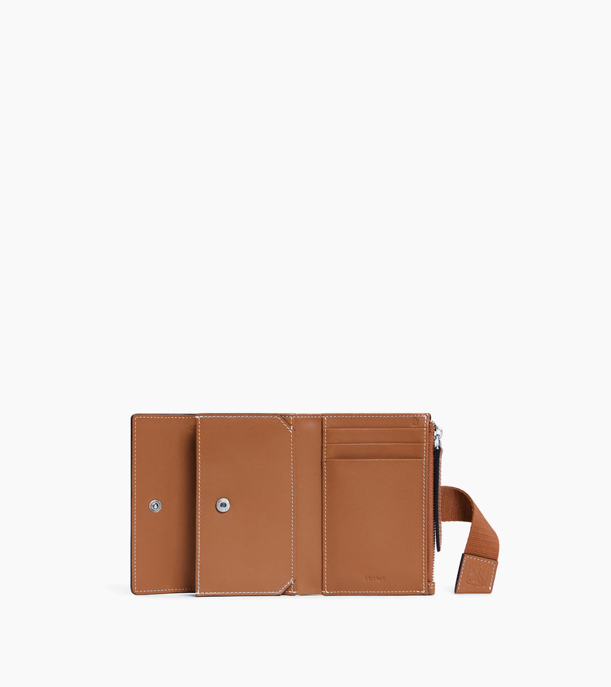 Porte cartes Noah en cuir grain buffle et cuir lisse