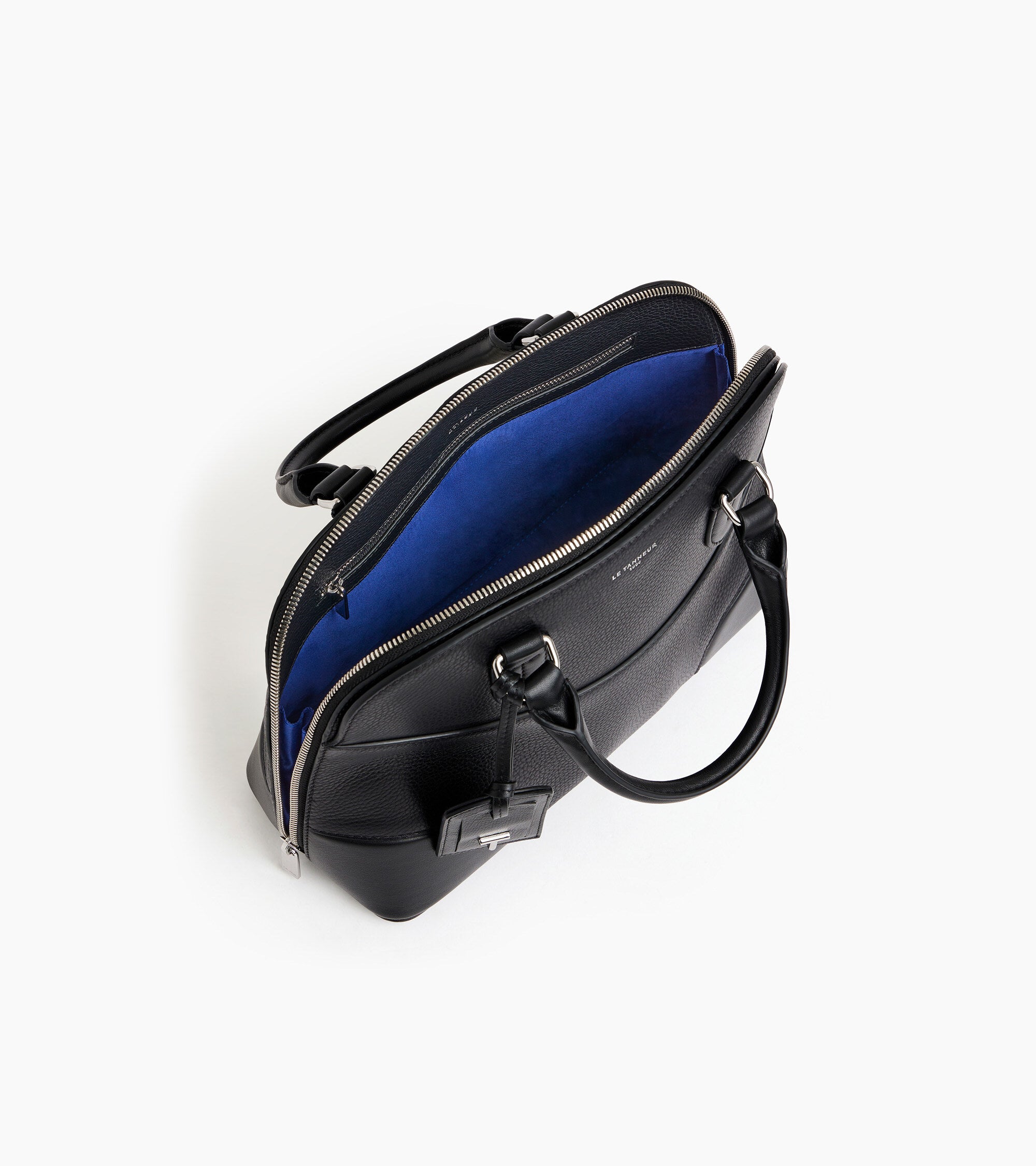 Bolso mediano Romy de cuero granulado y liso