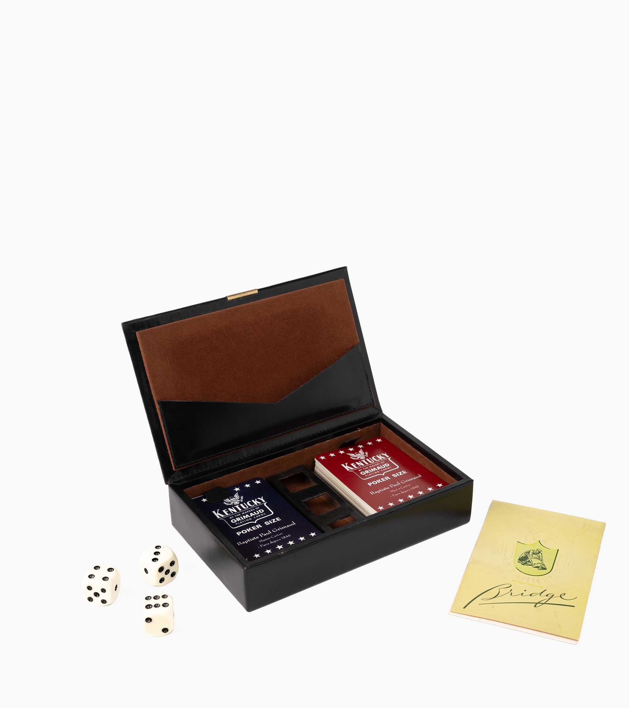 Coffret bridge petit modèle en cuir